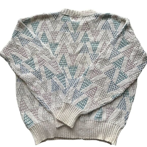 Kuppenheimer VTG Men's Sweater Size L Crew Neck 100% Cotton Made in USA #P1471 - Picture 3 of 6